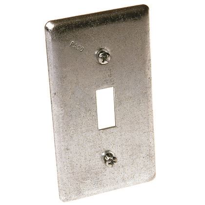 handy box raised metal switch cover|Appleton 2594 Raised Handybox Switch Cover .